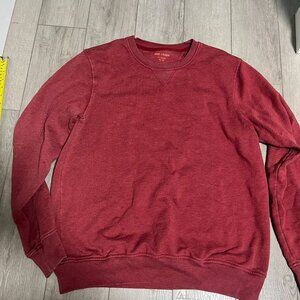 Joe Fresh Mens Crew Neck Maroon Red Long Sleeve Sweater XL Size Extra Large